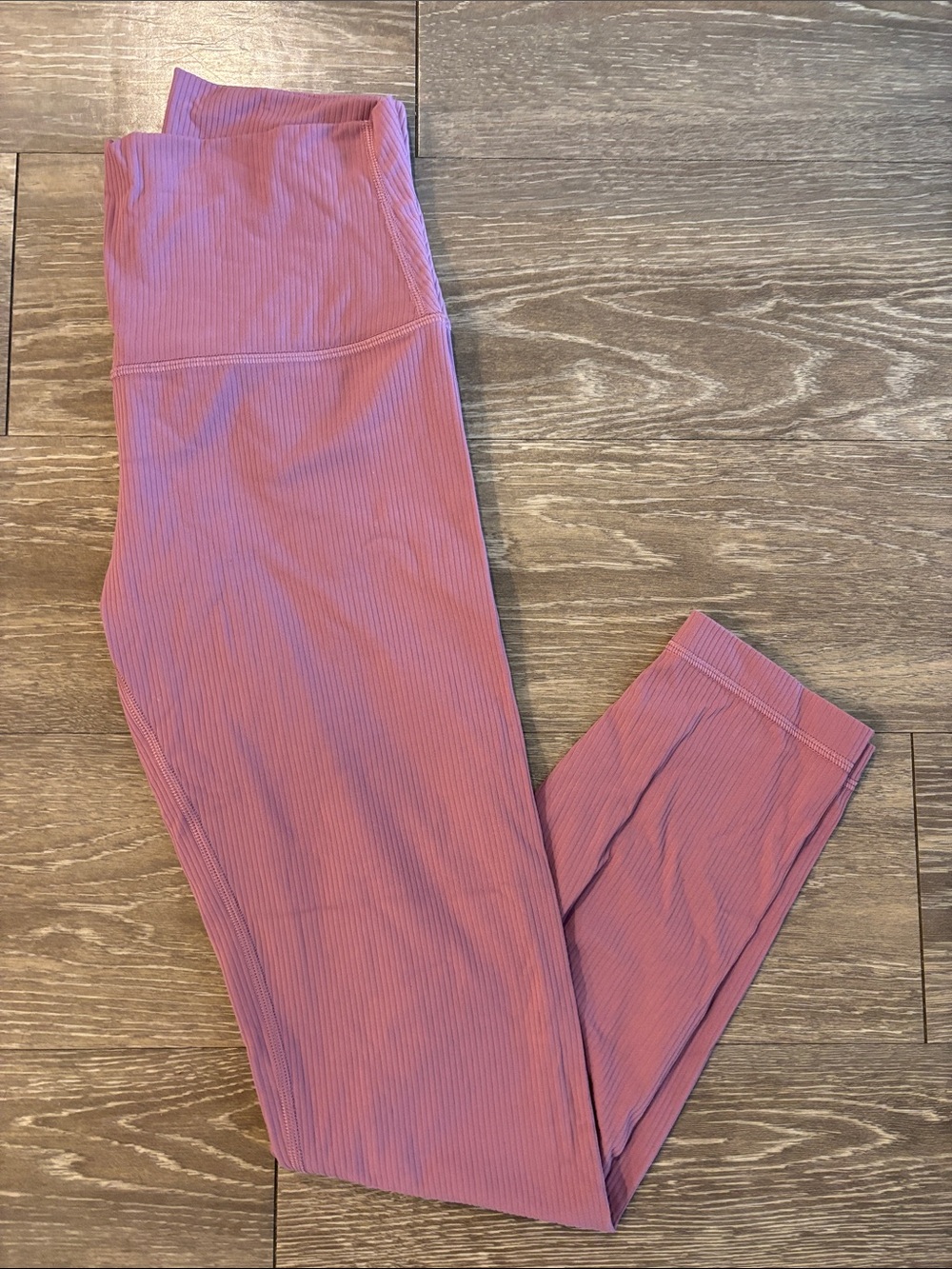 lululemon athletica Ribbed High-Waist Leggings - Mauve